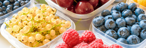 image of snacks in containers as a healthy hack